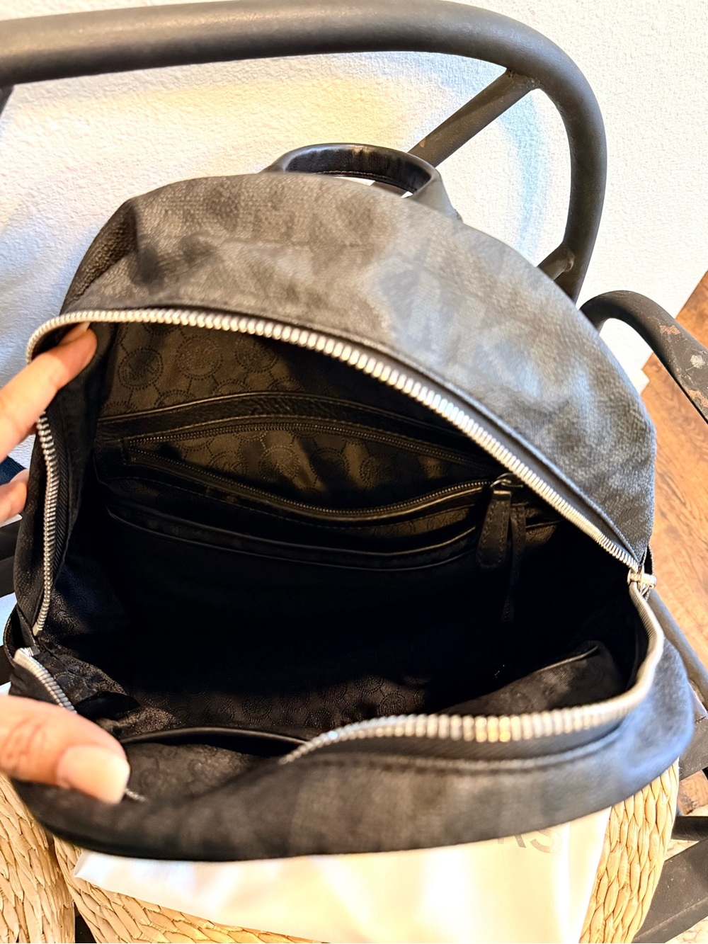 Michael Kors Abbey Backpack – Black – Great Condition - Picture 4 of 4